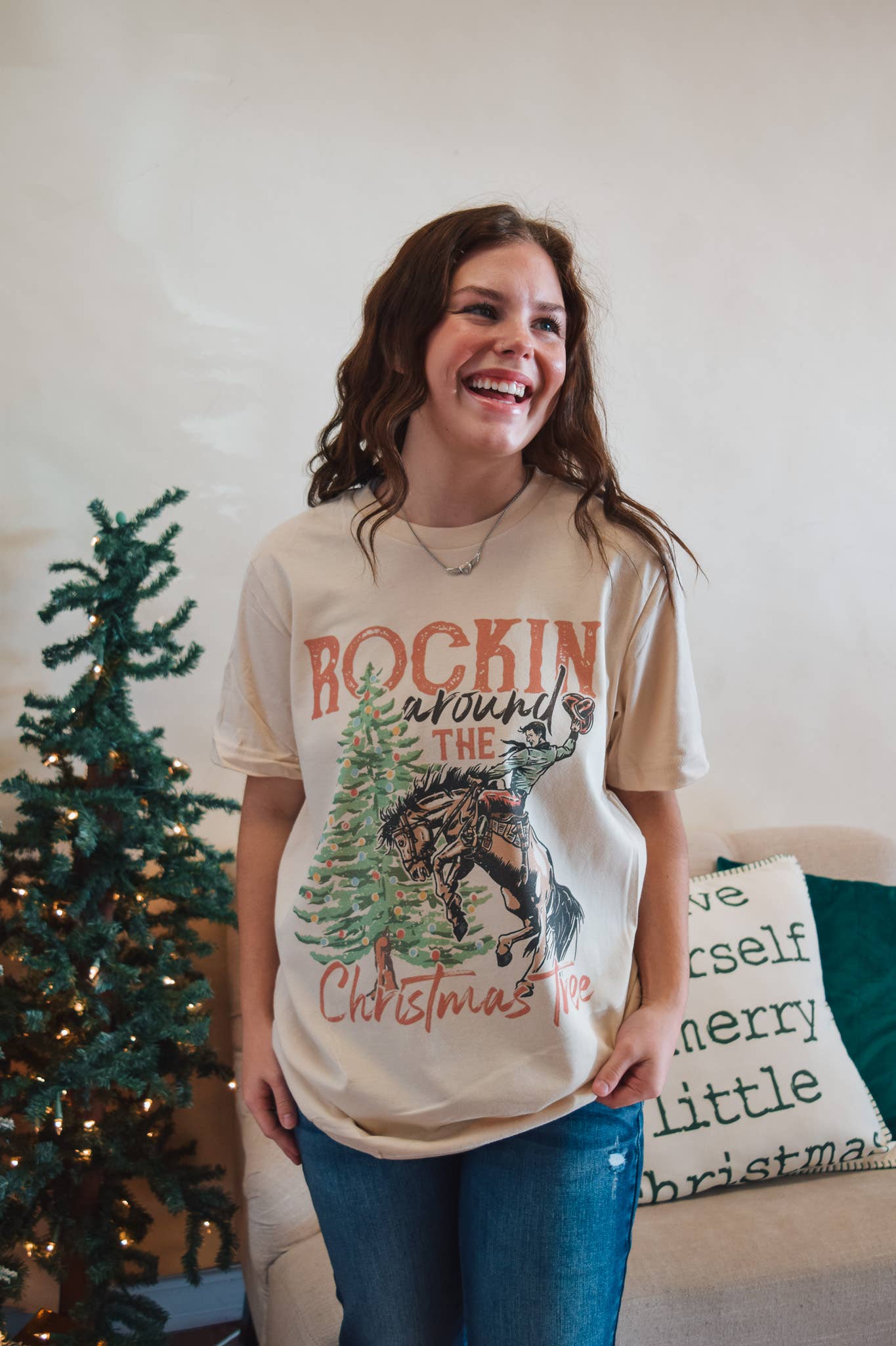 ROCKIN' AROUND THE CHRISTMAS TREE SWEATSHIRT