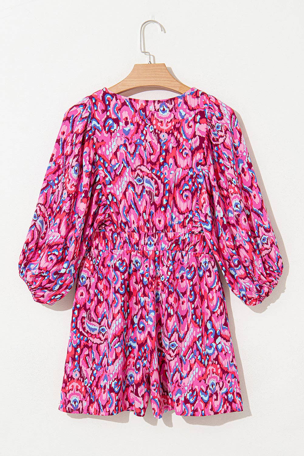 Abstract High Waist Romper