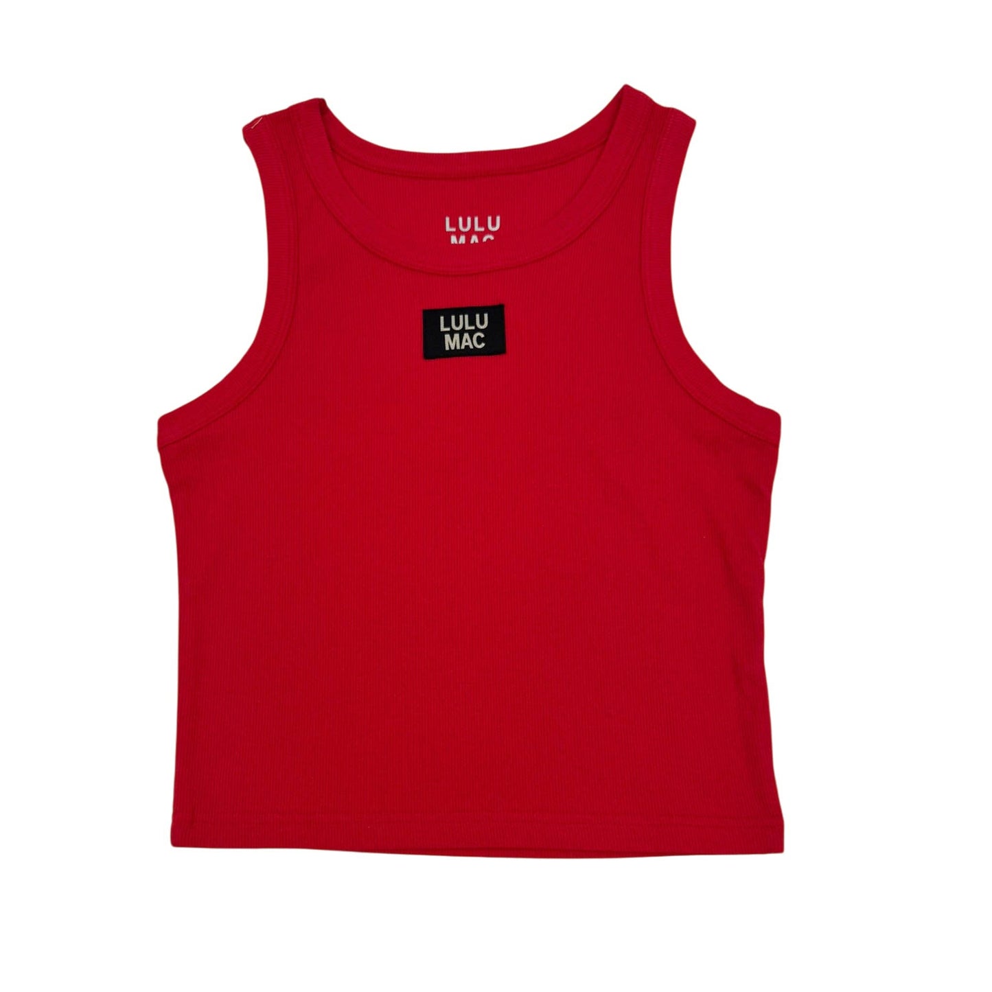 DD-TANK RED LULU MAC SOLID TANK TOPS