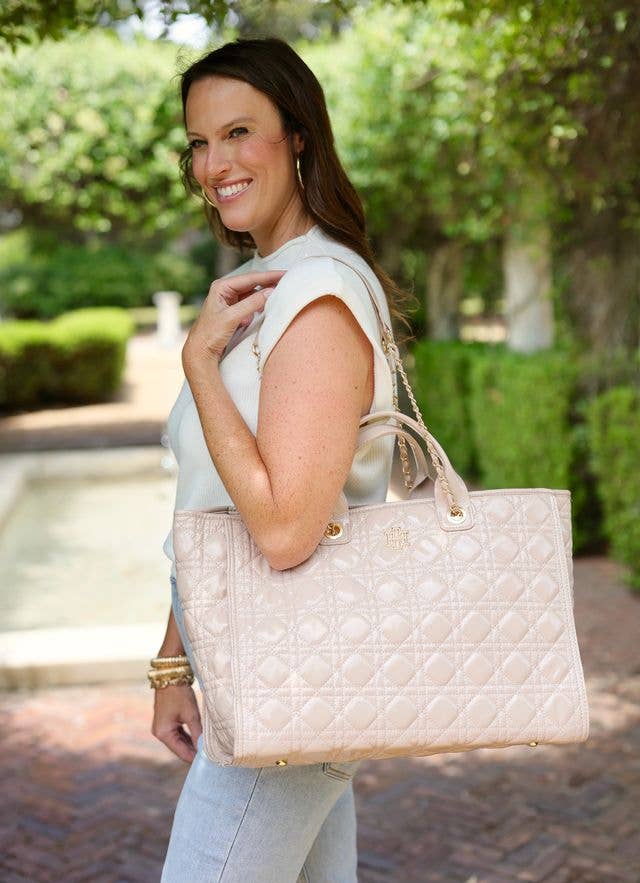 Melissa Tote Bag NUDE PATENT LQ