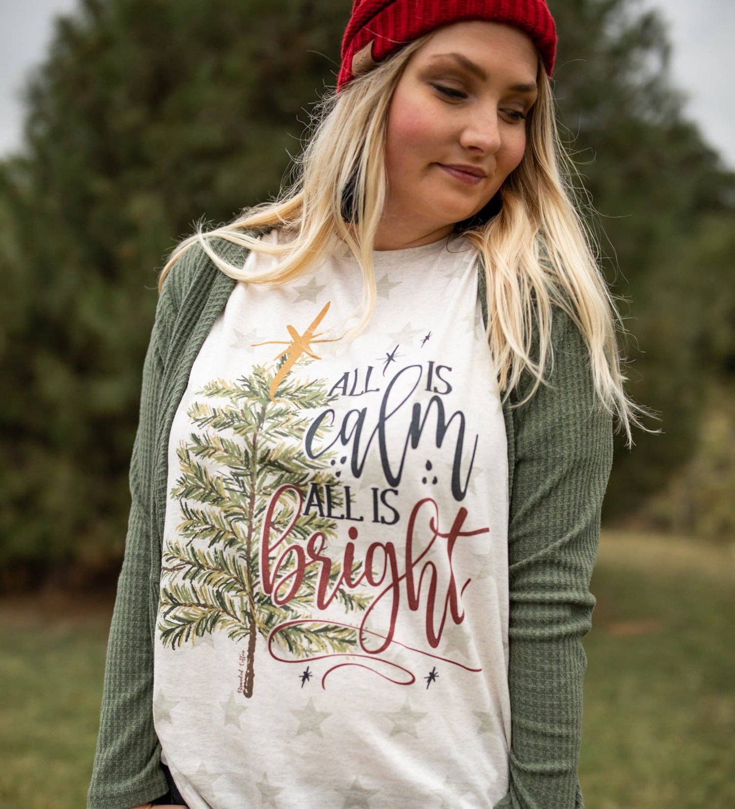 All Is Calm | All Is Bright Tee