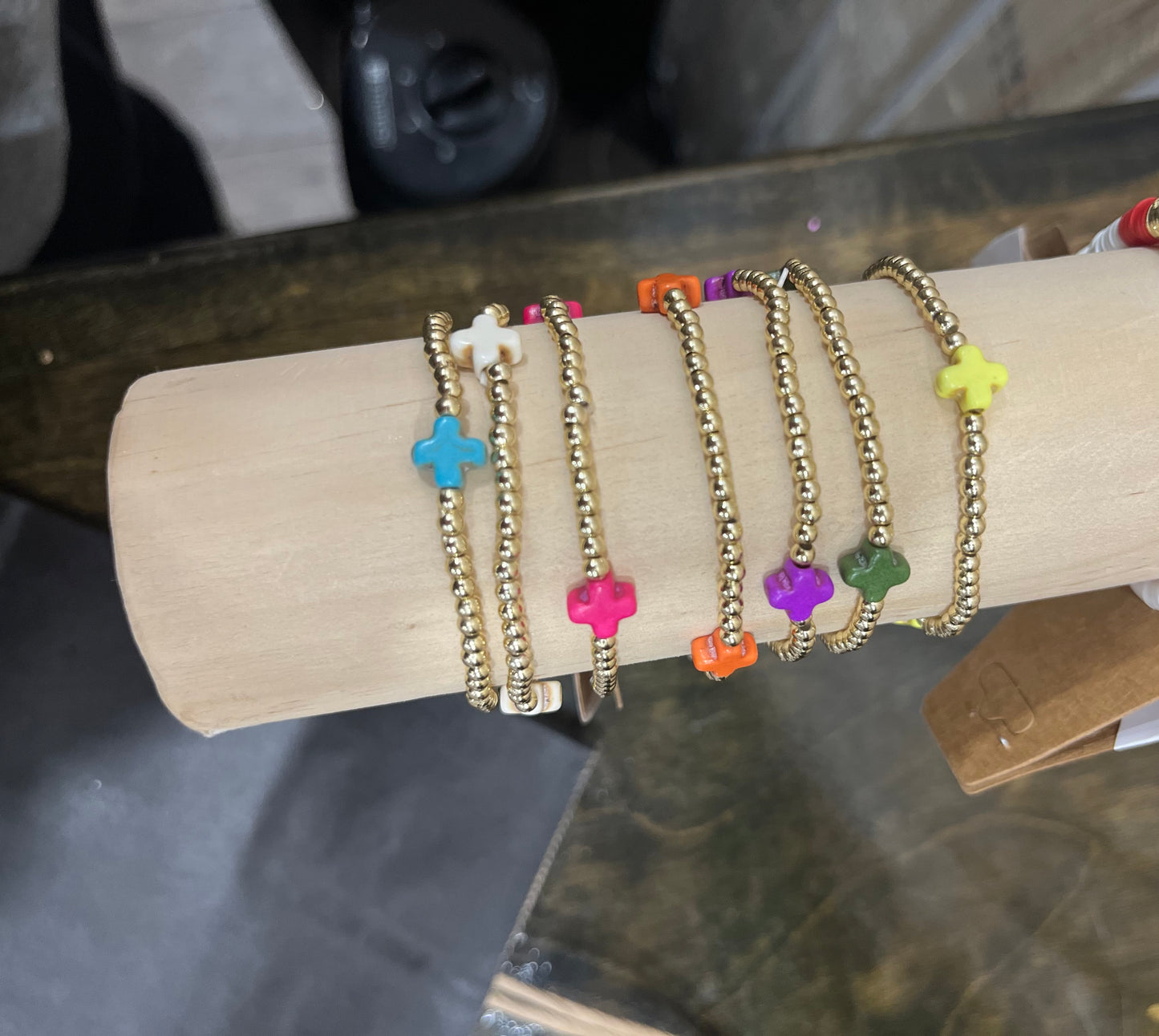 Gold Cross Bracelets