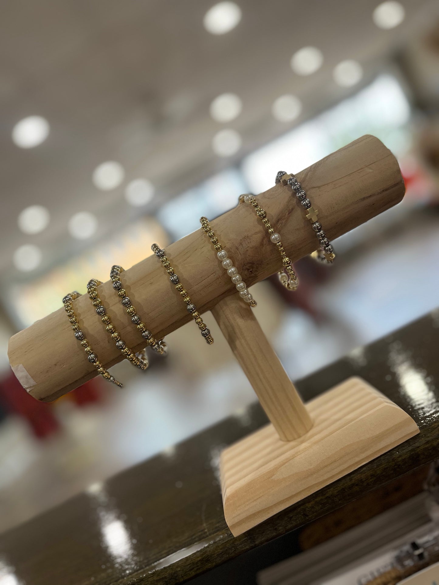 Gold and Gold/ Silver Bracelets
