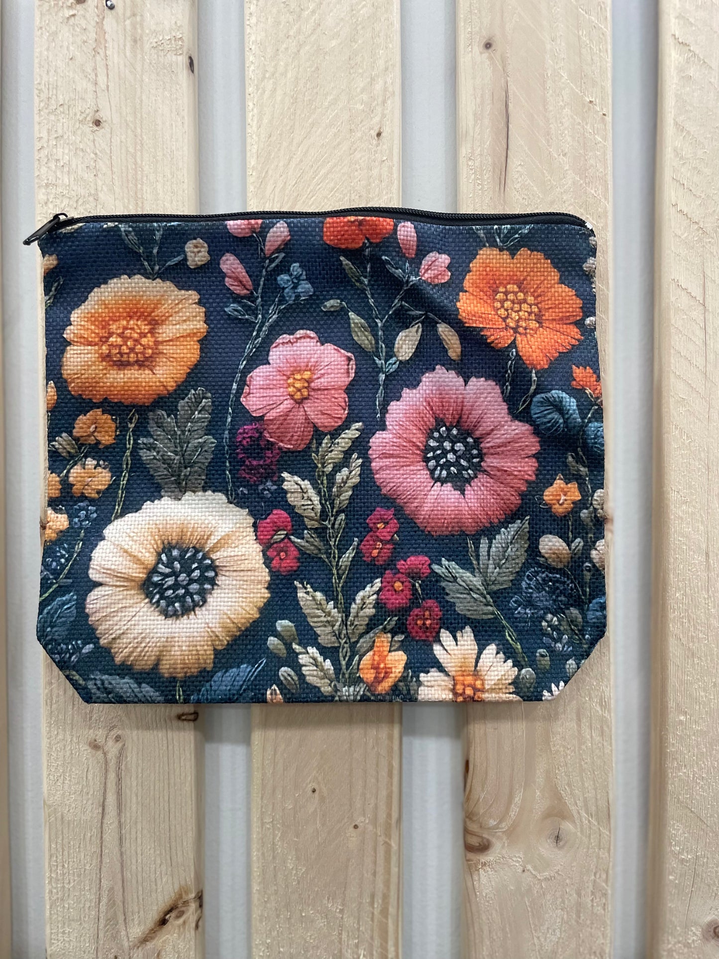 Floral Cosmetic Bag