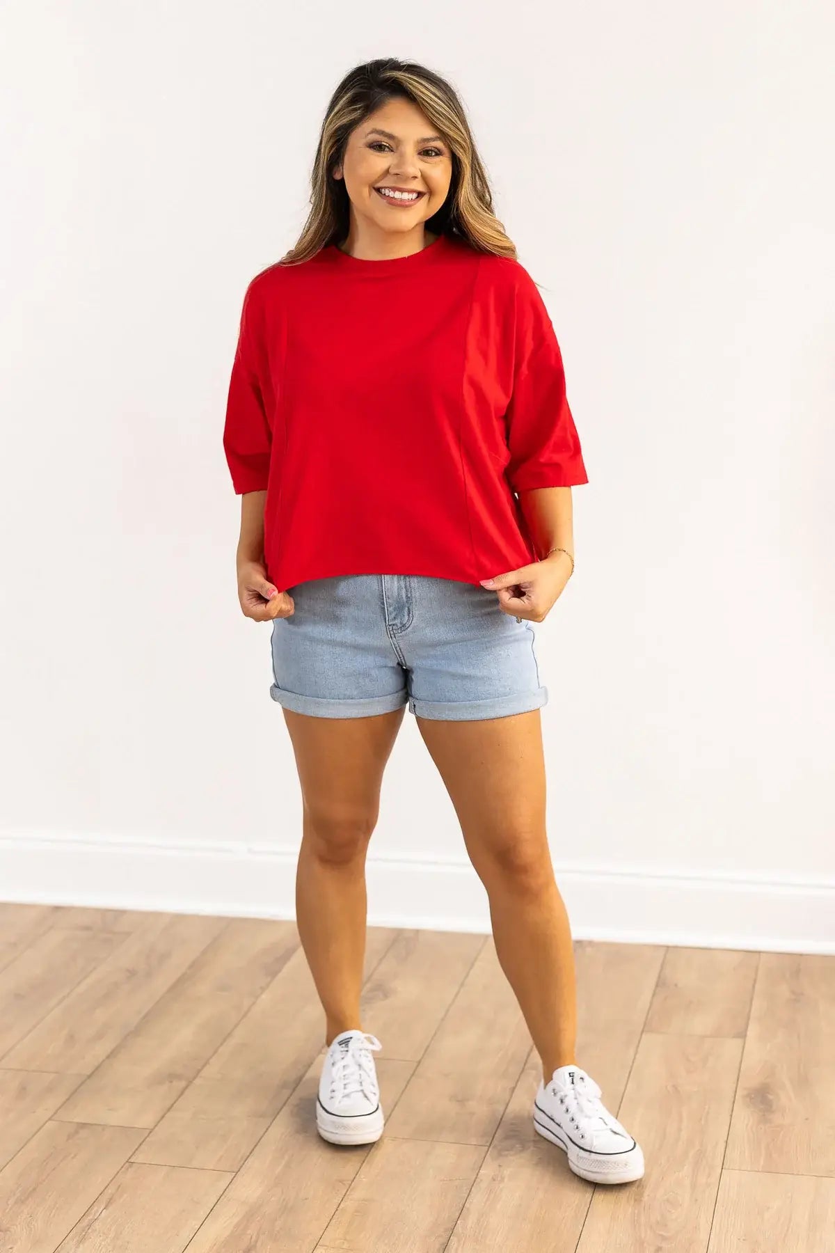 Boxy Top, red