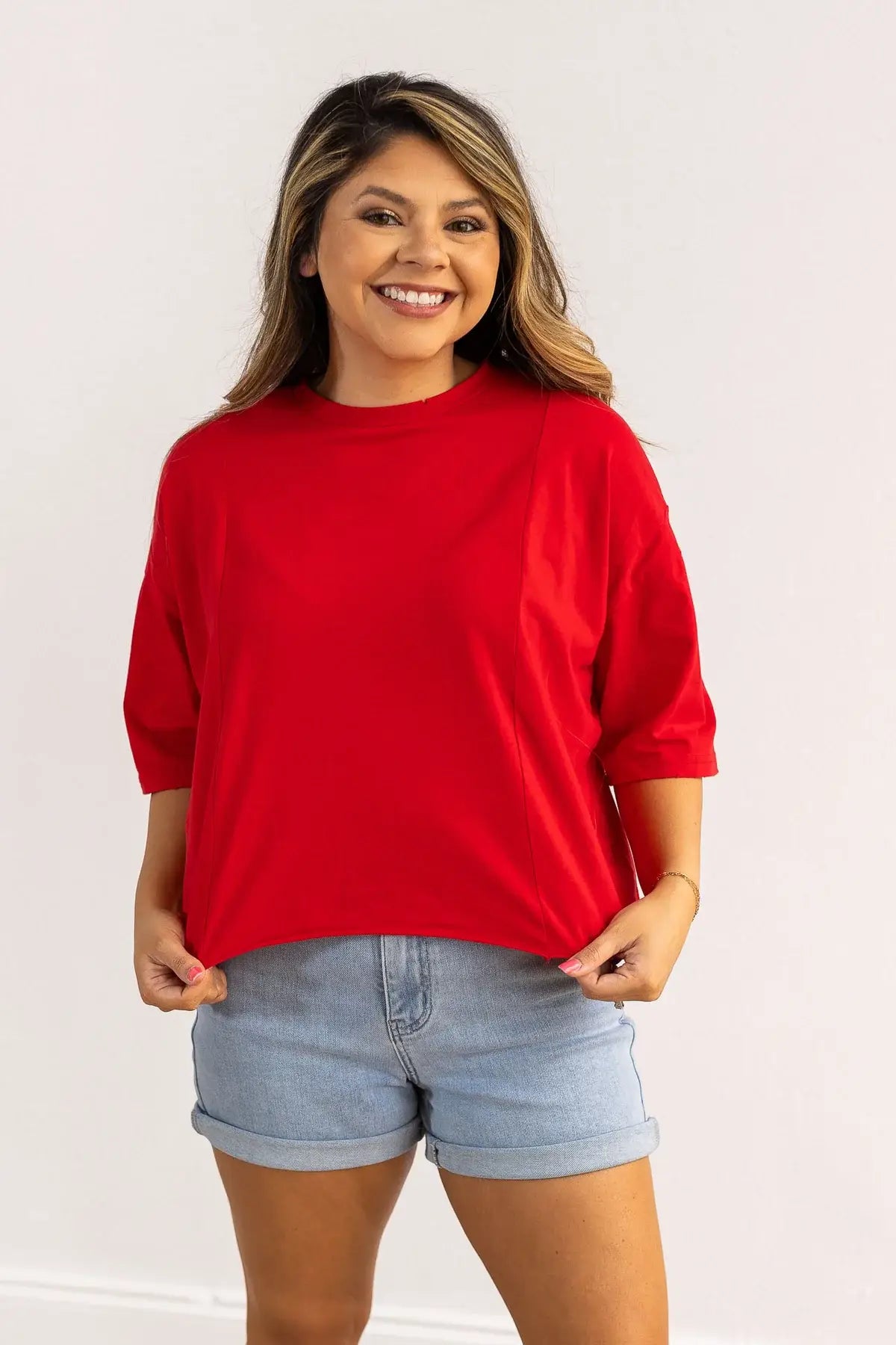 Boxy Top, red