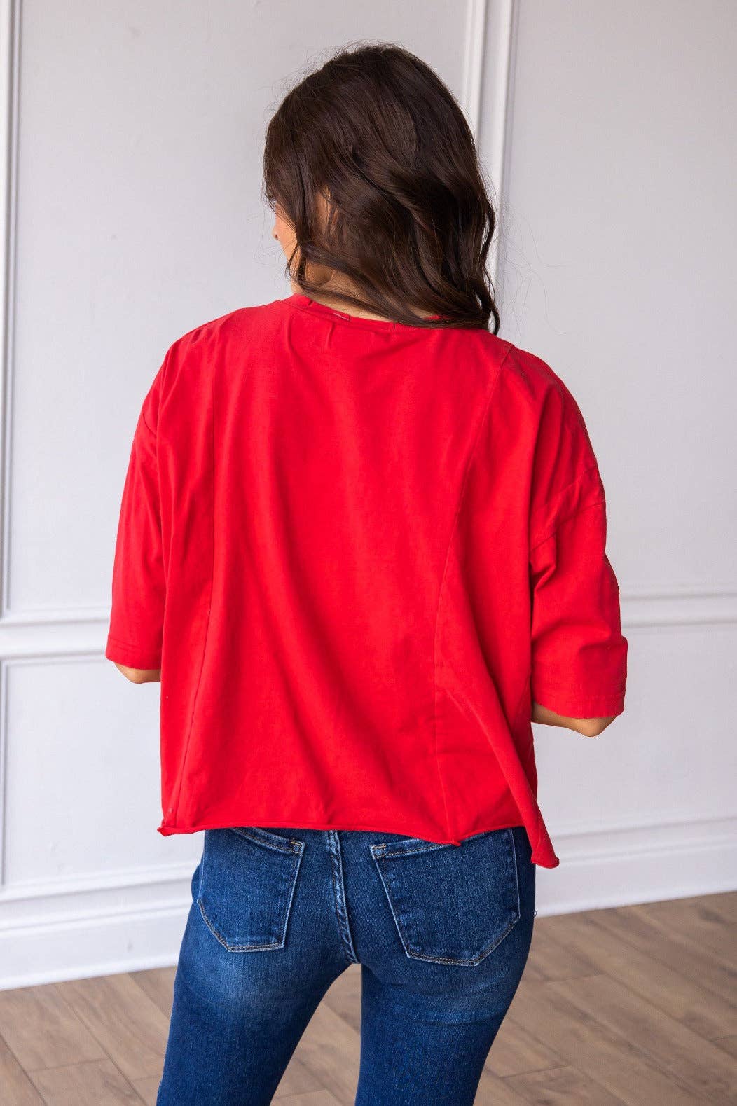 Boxy Top, red