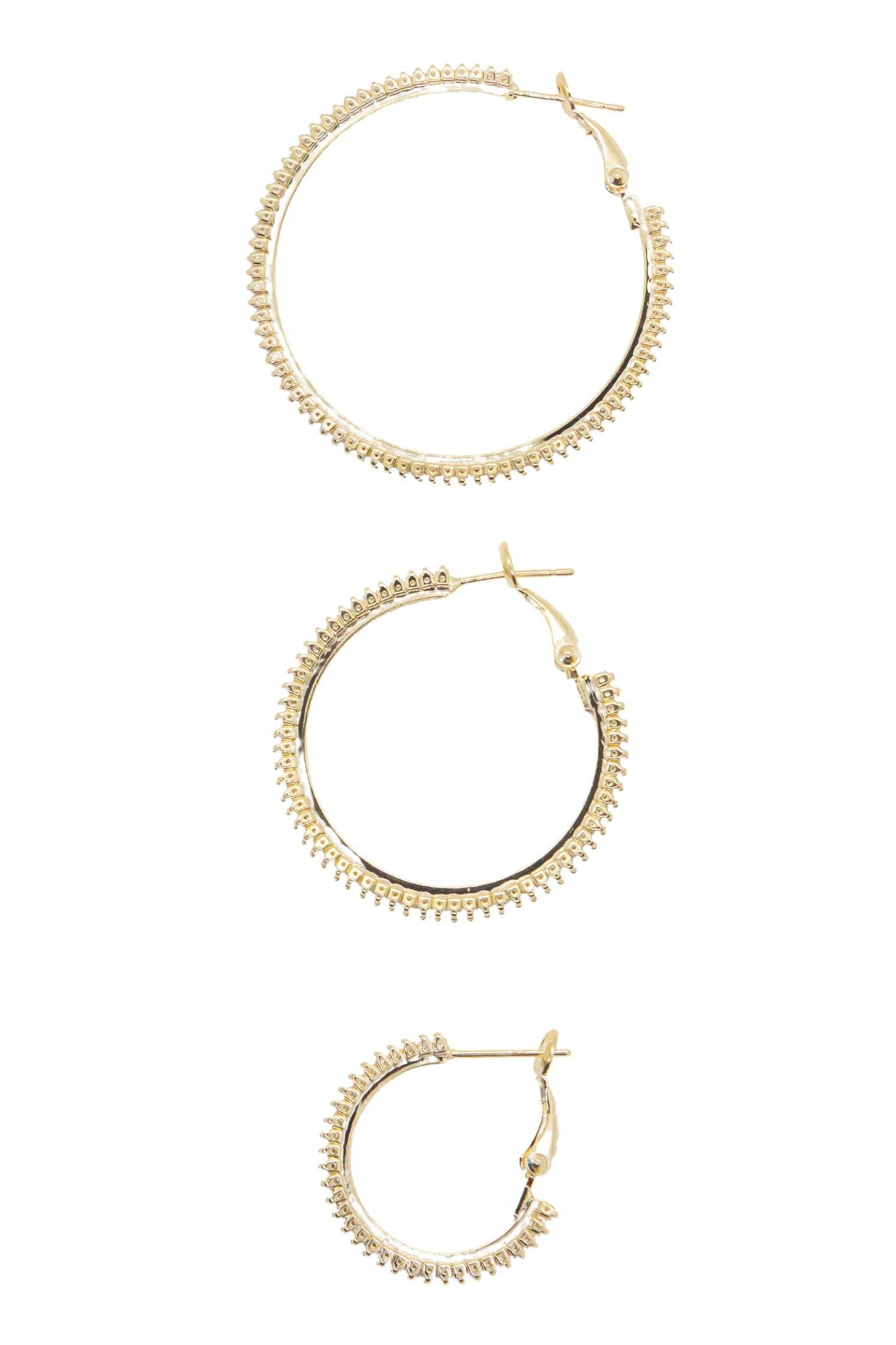 Golden Glow Frostbite Hoops