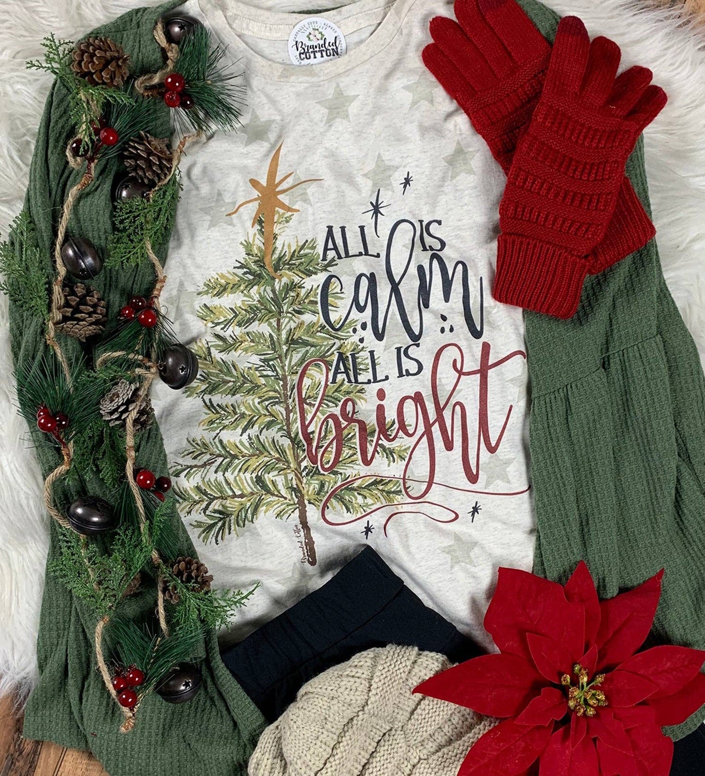 All Is Calm | All Is Bright Tee