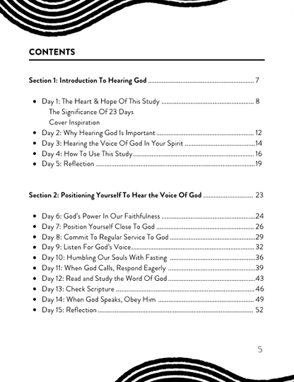 Hearing God: 23 days to discern the guiding voice of God