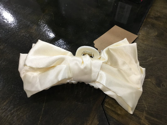 Satin Bow Clip