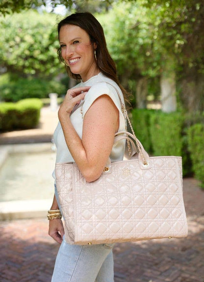 Melissa Tote Bag NUDE PATENT LQ