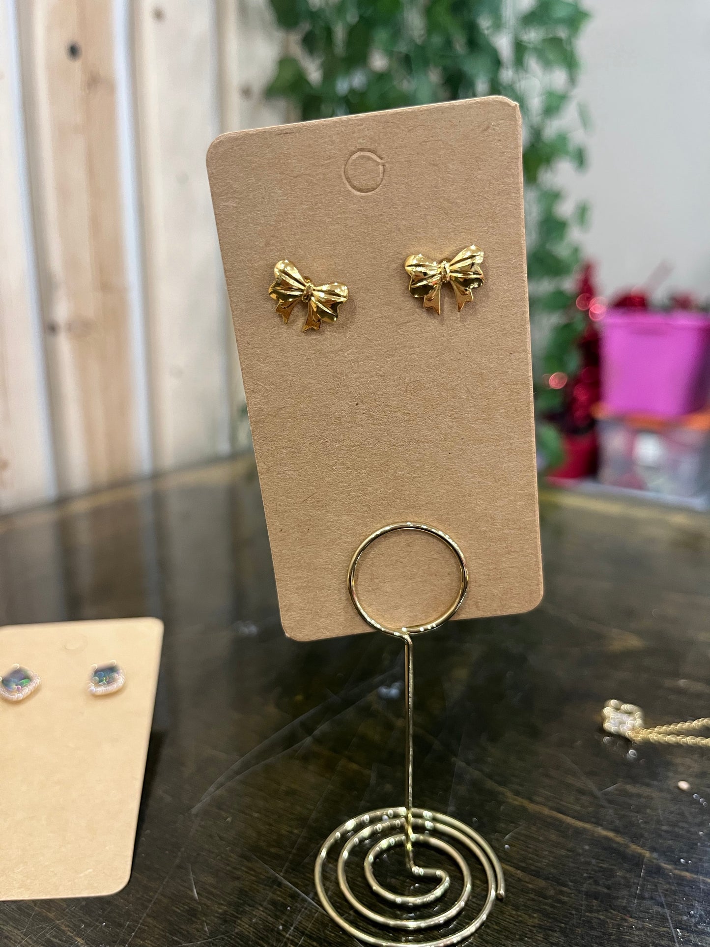 Bow Stud Earrings