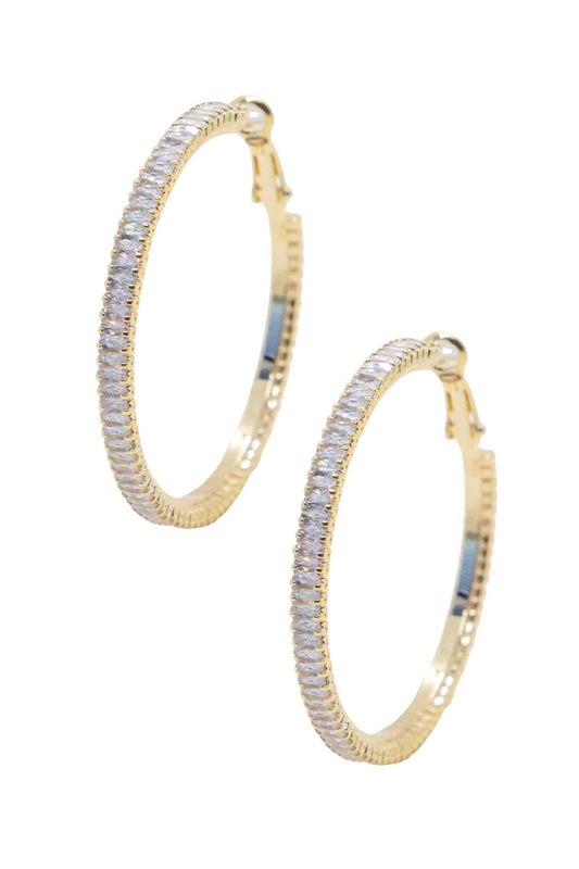 Golden Glow Frostbite Hoops