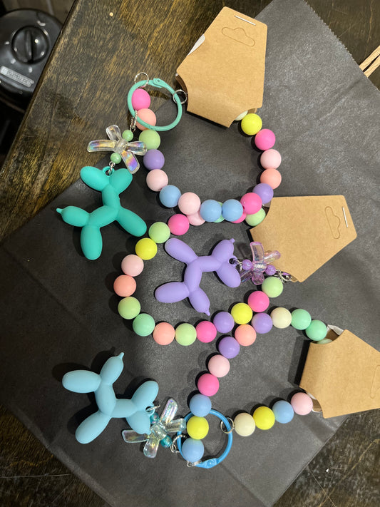 Bolo Balloon Dog Keychains