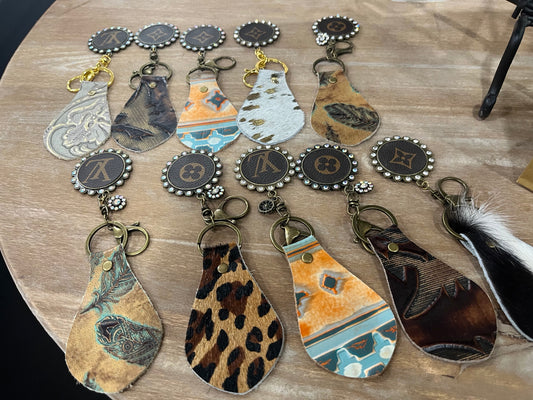 Reclaimed LV Keychains