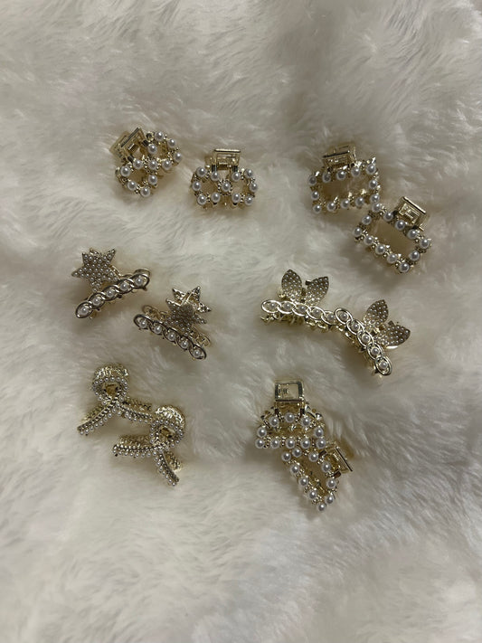 Pearly Mini Clips